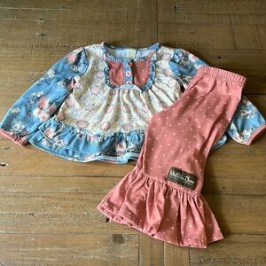 Matilda Jane celina big ruffle pajamas